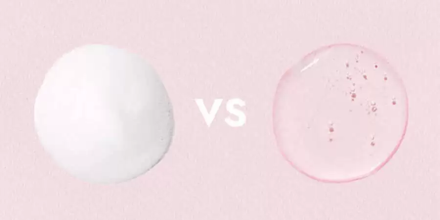 Sữa rửa mặt dạng kem và dạng gel