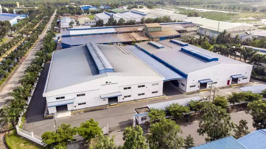 Xưởng gia công mỹ phẩm có quy mô rộng lớn, cơ sở vật chất hiện đại