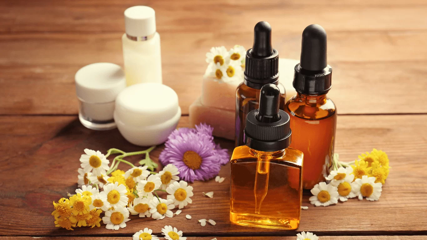 Mỹ phẩm dùng chiết xuất hoa cúc La Mã 