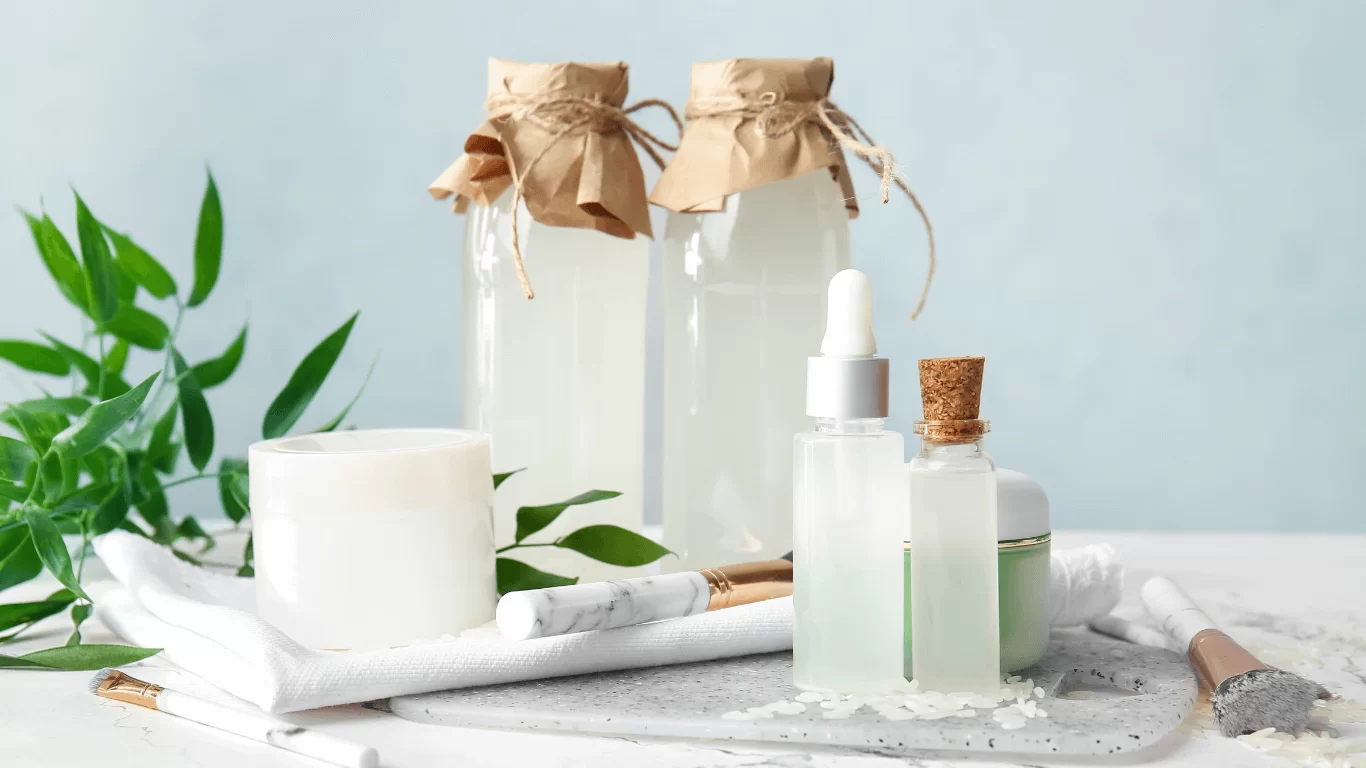 Mỹ phẩm có chứa chiết xuất cám gạo